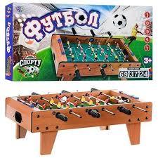 Настільний футбол Limo Toy 3001B на штангах дерев'яний, зі шкалою