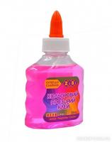 Клей прозорий рожевий 88 мл ZIBI 6111-10