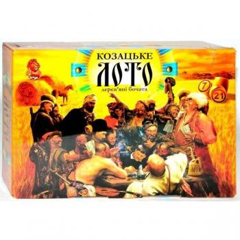 Настільна гра Козацьке ЛОТО (деревяні бочечки)