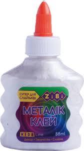 Клей металік (для слаймів) на PVA-основі, 88 мл ZiBi ZB.6117-24