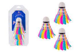 Воланчики E40394, пір'яні кольорові, 3 шт під слюдою