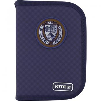 Пенал без наповнення Kite Education College line K20-622-2, 1 відділення, 2 відворота