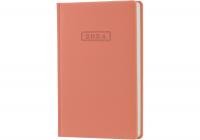 Щоденник датований OPTIMA VIENNA A5 пудрово-рожевий тверда обкладинка (O26166)