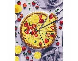 Картина за номерами КНО5594 Лимонний пиріг 40x50 см