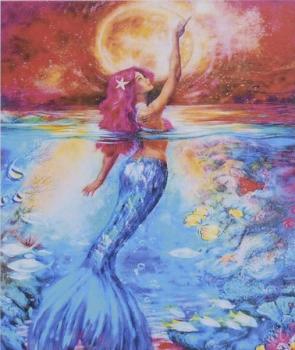 КАРТИНА ЗА НОМЕРАМИ + АЛМАЗНА МОЗАЙКА 2В1 YHDGJ 74757 (30) 50Х40СМ