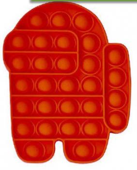 Іграшка антистрес POP IT Among Us, червоний