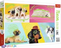 Неоновий пазл "Собачки", 1000 елементів Trefl (10578)