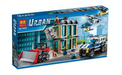 Конструктор Bela Cities 10659 (18) "Пограбування на бульдозері" 591 деталь