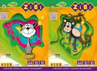 Картон кольоровий ZIBI KIDS Line А4 10 кольорів 230г/м2 (ZB.1950)
