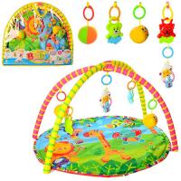 Килимок для немовляти 518-17 (18шт) дуга 2шт, підвіски 5шт, в сумці 61,5-54-6,5см