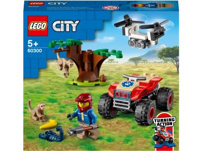 Конструктор LEGO City Квадроцикл для порятунку диких тварин (60300)