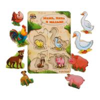 Сортер-пазл Ань-Янь Сім'я домашніх тварин 2