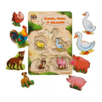 Сортер-пазл Ань-Янь Сім'я домашніх тварин 2