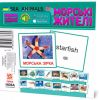 Картки міні Морські жителі (110х110 мм) (Укр/Англ) Зірка