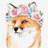 Набір для розпису по номерах Ідейка Чарівна лисиця 30*30 см (КНО4264)
