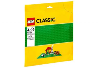 Конструктор LEGO Classic Будівельна пластина зеленого кольору (10700)
