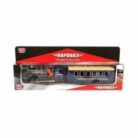 Модель Технопарк Паровоз з вагоном, 1:72