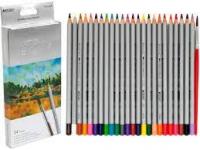 Олівці кольорові акварельні MARCO Raffine 24 кольори (7120-24)