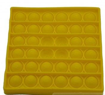 Іграшка антистрес POP IT квадрат, жовтий