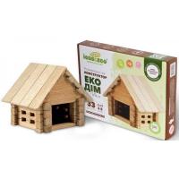 Конструктор дерев'яний Igroteco ЕкоДім Шале 33 деталі 900156