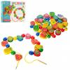 Дерев'яна іграшка-Шнурівка Tree Toys MD 1009 фрукти, овочі, ягоди