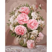 Картина по номерам - Аромат півоній (КНО2065) 40*50