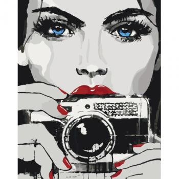 Картина по номерам - Яскравий погляд (КНО2670) 40*50