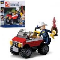 Конструктор Sluban Місто Пожежна Машина Джип,  M38-B0621