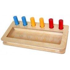 Коробочка з циліндрами - вкладишами