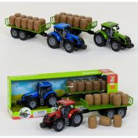 Трактор з причепом, з ефектами, 550-55J
