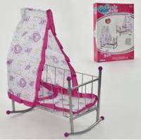 Ліжечко для ляльок FL 991 (12) з балдахіном
