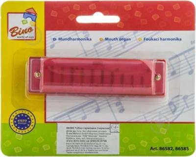Губна гармошка Bino, червона