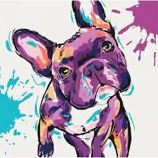 Набір для розпису по номерах. Тварини, птахи "Кумедний малюк" КНО4009 40х40см.