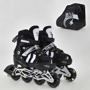 Ролики Best Roller 9031 "S" Чорний 31-34 розмір