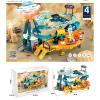Гараж Т905А космодром машинка 4 штуки космічний корабель 3 штуки