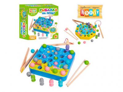 ДЕРЕВ'ЯНА ІГРАШКА РИБАЛКА МАГНІТНА. WOODY MD 1893