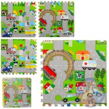 Килимок пазл Місто С 36625