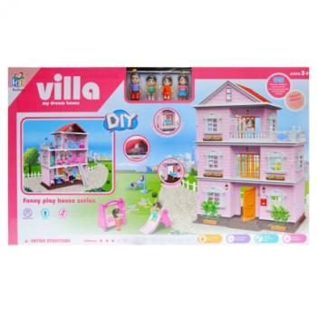 Вілла для ляльок з підсвіткою 29x43x10 см KB99-36-А