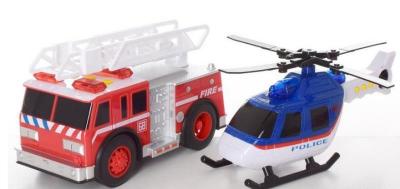 Спецтехніка 2018-2 (2 шт) вертоліт-машинка