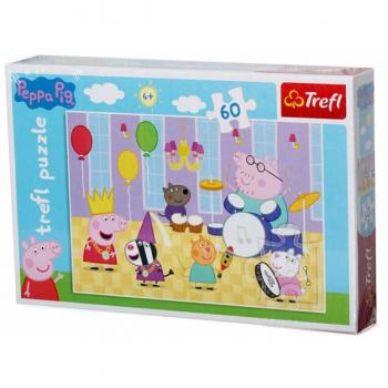 Пазли Свинка Пеппа на балу, 60 елементів, Trefl 17312