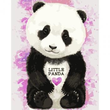 Картина по номерам - Маленька пандочка (КНО4023) 30*40см