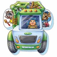 На дорозі. Сміттєвоз-чистун