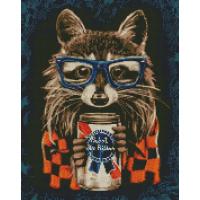 Алмазная мозаика "Єнот!" Идейка 40x50см AMO7014