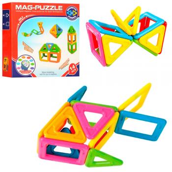 Конструктор магнітний DZ-15A (14 дет.)