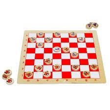 Настільна гра Шашки Миша-кіт Lam Toys 25 деталей