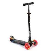 Самокат А 24659 / 779-1308 MAXI "Best Scooter" (1) пластмасовий, 4 колеса PU, СВІТЛО, трубка керма алюмінієва, d = 12см, в коробці 