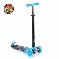 Самокат А 24656 / 779-1305 MAXI "Best Scooter" (1) пластмасовий, 4 колеса PU, СВІТЛО, трубка керма алюмінієва, d = 12см, в коробці 