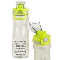Пляшечка для води Kite Created in Ukraine K22-395-03, 650 мл, сіро-зелена