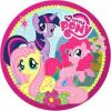 Тарілки святкові паперові одноразові "Маленькі Поні" 18 см 10 шт