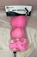 Комплект захист для роликів Maraton рожевий